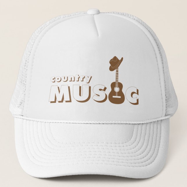 Country music trucker hat (Front)