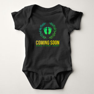 Country Newborn Feet Coming Soon Announcement Baby Bodysuit