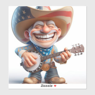  Country on Banjo by Natasha Us  