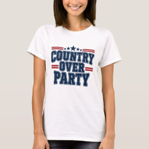 Country Over Party Political T-Shirt