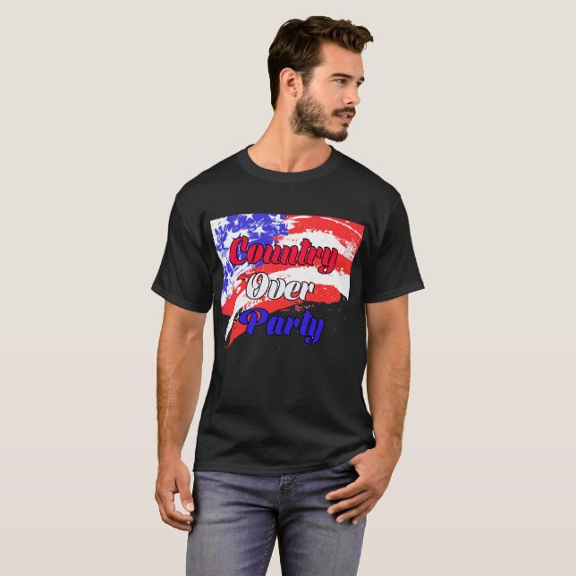 Country Over Party T-Shirt (Front Full)