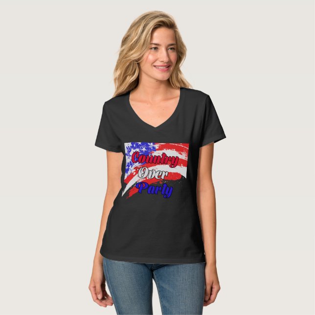 Country Over Party T-Shirt (Front Full)