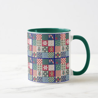 Country Patchwork Quilt Mug Cup
