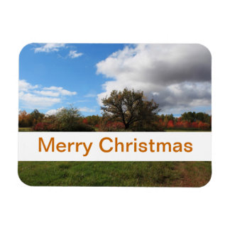 Country peaceful landscape photography Christmas Magnet