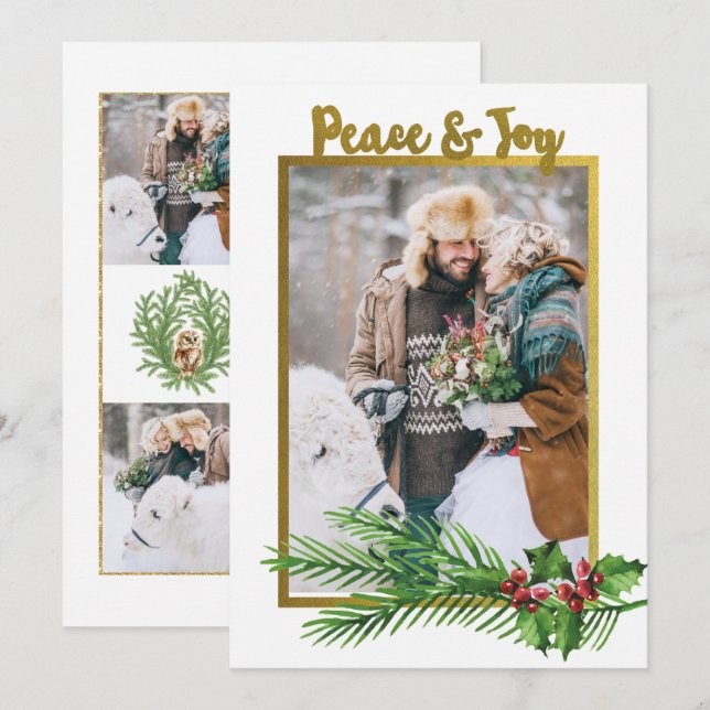 Country Photo Christmas Card (Front/Back)
