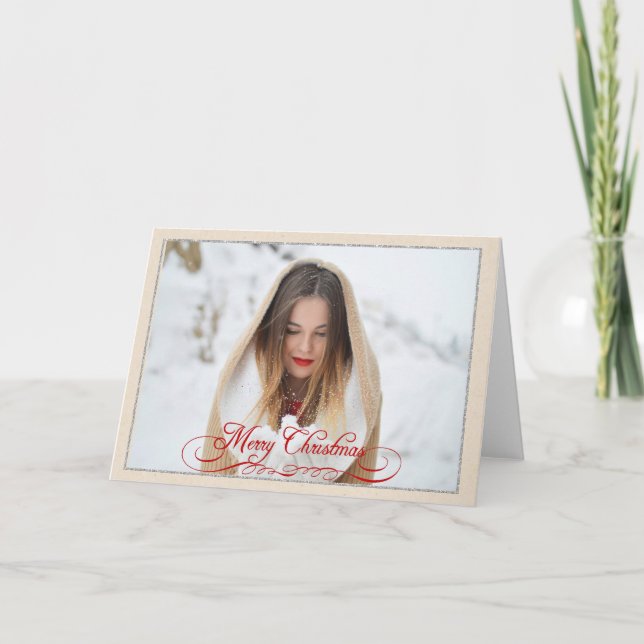 Country Photo Christmas Card (Front)