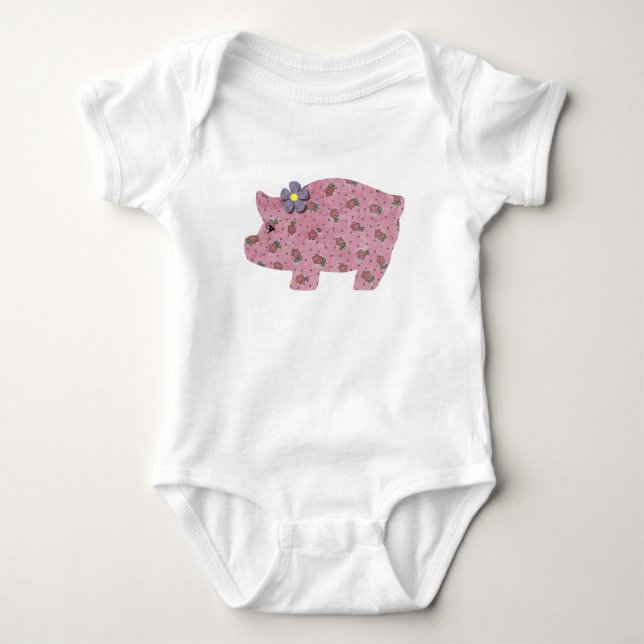 Country Pig Jersey Bodysuit (Front)
