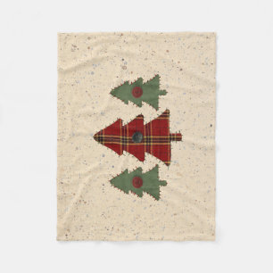 Country Pine Fleece Blanket