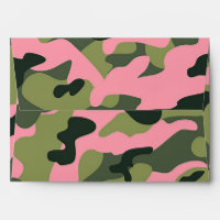 Country Pink Green Army Camo Camouflage Birthday