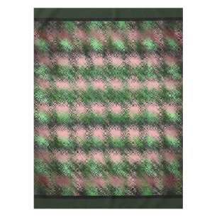 Country Plaid Table Cloth-Green/Pink Design 2 Tablecloth