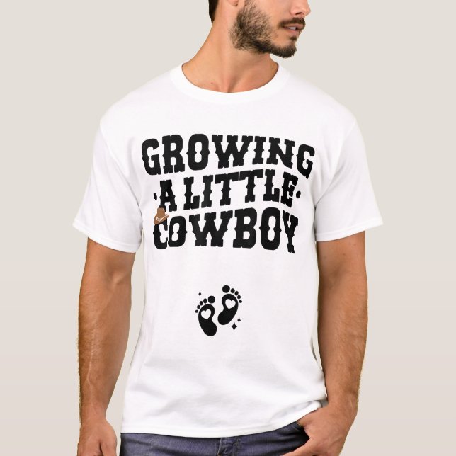 Country Pregnancy Announcement T-Shirt (Front)