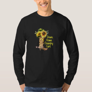 Country Pride Boot Full Of Sunflowers Zip T-Shirt