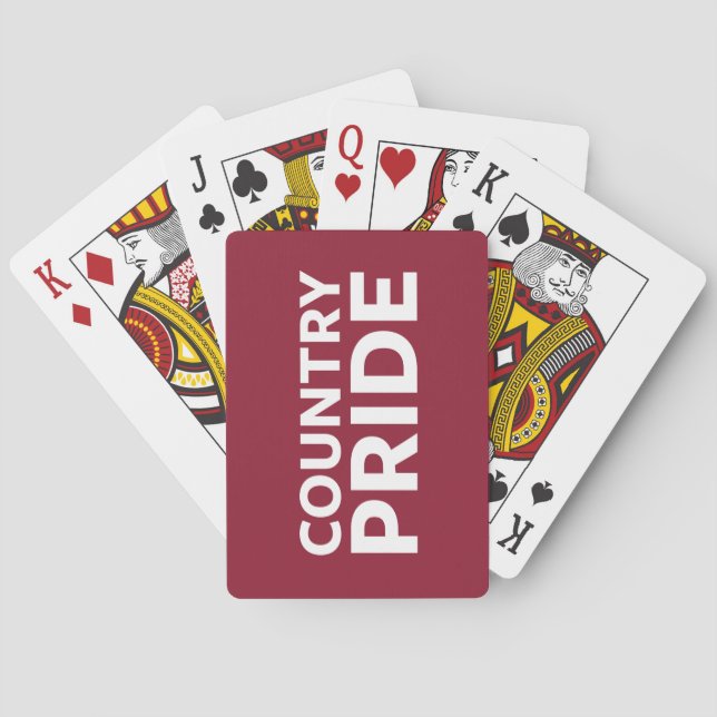 Country Pride Playing Cards (Back)