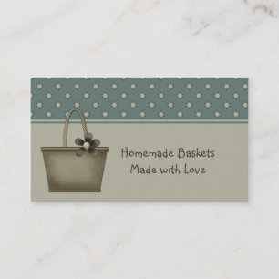 Country Primitive Baskets Business Card