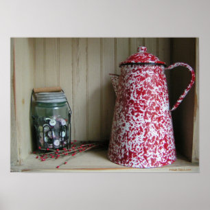 Country Primitive Shelf Poster