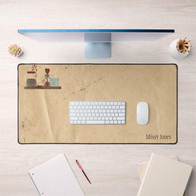 Country Primitives Custom Name  Desk Mat (Office 1)