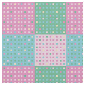 Country quilt square blocks fabric