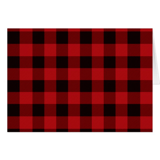 Country red and black plaid (Front Horizontal)