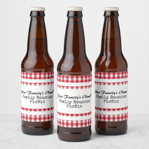Country Red & White Gingham Label - HAMbyWG