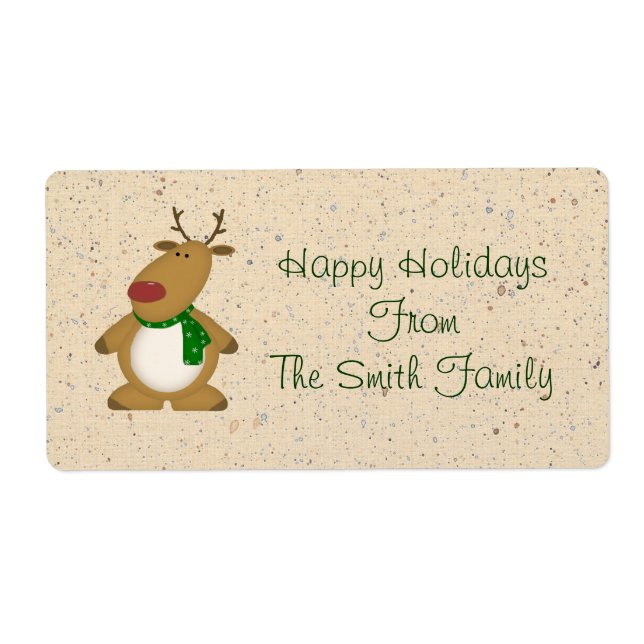 Country Reindeer Label (Front)