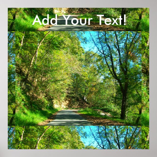 Country Road Fayette County Poster (Front)