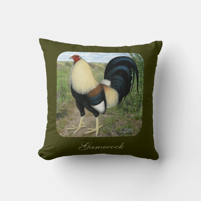 Country Road Gamecock Cushion (Front)