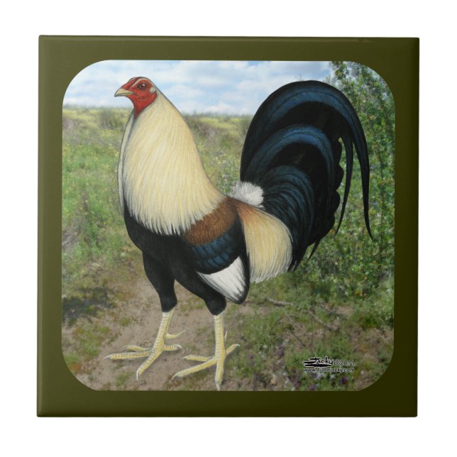 Country Road Gamecock Tile (Front)