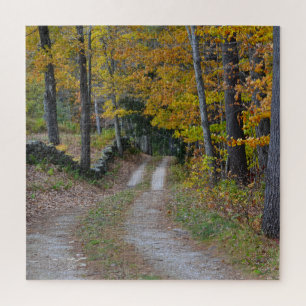 Country Road in Autumn Jigsaw Puzzle