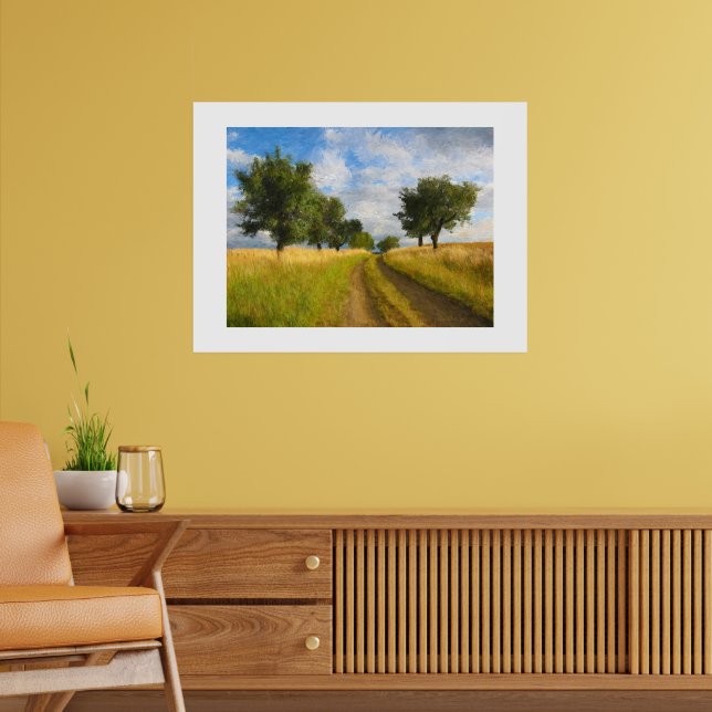 Country Road Painting Poster (Living Room 2)