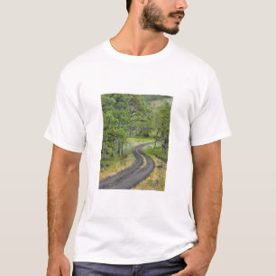 Country road through trees, Oregon T-Shirt