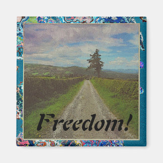 Country road to roam magnet