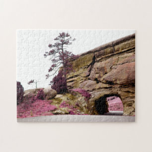 country road tunnel jigsaw puzzle