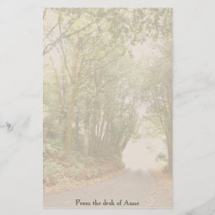 Country Road w/ Trees Personalised Stationery