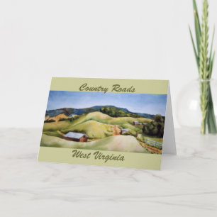 Country Roads Greeting Card