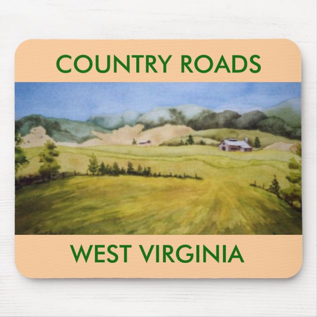 Country Roads Mousepad (Front)