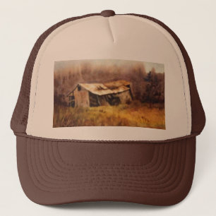 Country Roads old hay field barn Hat
