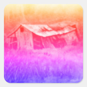 Country Roads rustic landscape and nature Sticker