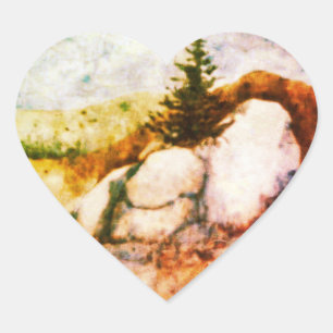 Country Roads rustic landscape and nature Sticker