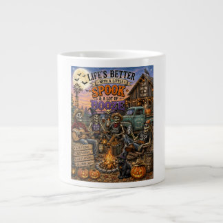 Country Roads & Spooky Nights Large Coffee Mug