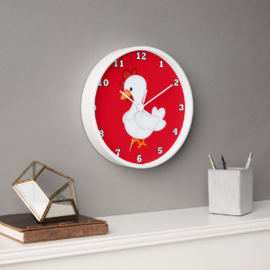 Country Rooster Kitchen wall clock