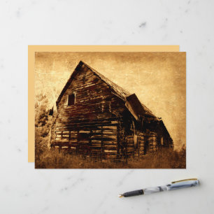 Country Rustic Barn Vintage Brown Sepia Texture