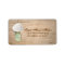 Country Rustic Mason Jar Hydrangea Address Labels