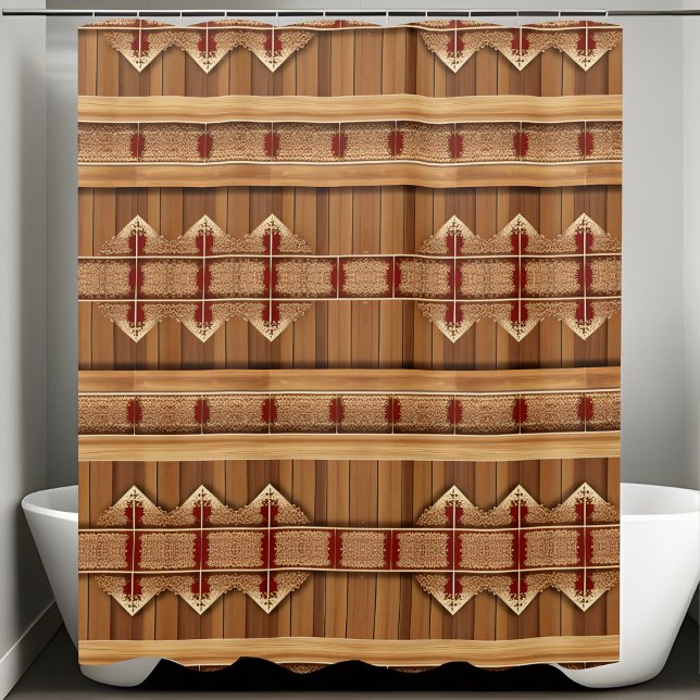 Country Rustic Shower Curtains Horizontal Style (Creator Uploaded)