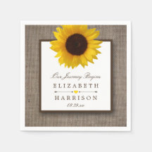 Country Rustic Sunflower & Burlap Wedding