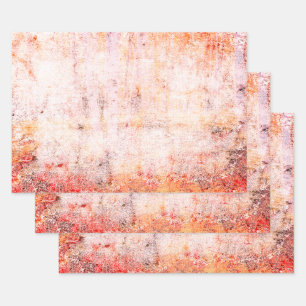 Country Rustic Vintage Distressed White Texture Wrapping Paper Sheet