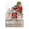 Country Rustic Wood Merry Christmas Photo Card