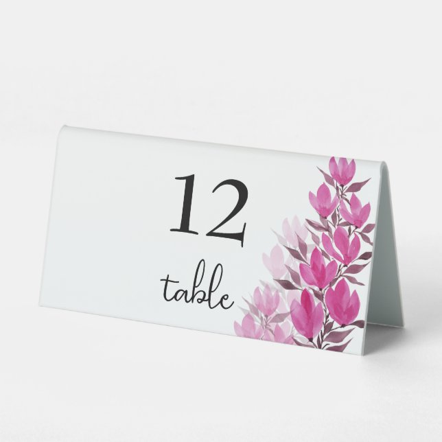 Country Rustik Pink Hand-painted Floral  (Front)