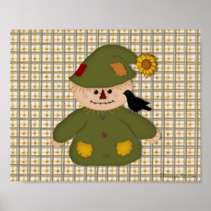 Country Scarecrow Poster