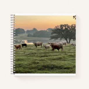 Country Scene Spiral Notebook