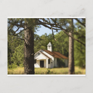 Country School Postcard